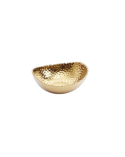2 cuencos ovalados grandes Gold Millennium gold, 28,6 x 22,9 x 10,2 cm