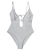 Bañador blanco de una pieza Donatella