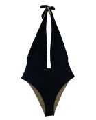 Croisette zwart/kaki omkeerbaar badpak uit één stuk