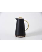 Carafe thermale noir et or
