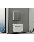 Ensemble de meubles de salle de bain (2 pièces) Bellezza 80 blanc mat - 77x70x14cm