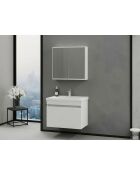 Ensemble de meubles de salle de bain (2 pièces) Bellezza 80 blanc mat - 77x70x14cm