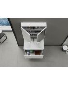 Ensemble de meubles de salle de bain (2 pièces) Bellezza 80 blanc mat - 77x70x14cm