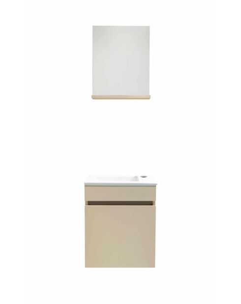 Armoire de toilette Fit Mink vison - 40x49x10 cm
