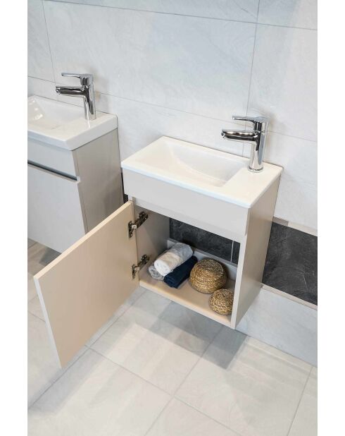 Armoire de toilette Fit Mink vison - 40x49x10 cm