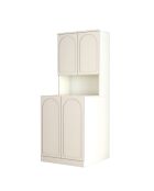 Meuble pour machine à laver Lyon 73 crème - 70x183x73 cm