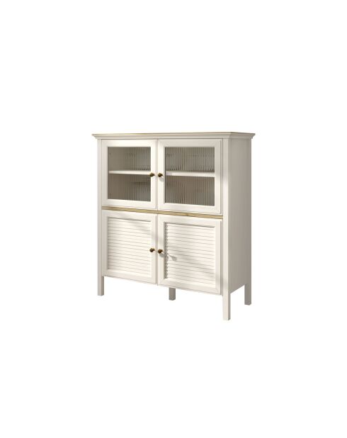 Armoire multifonctionnelle FRN 21022 crème/chêne - 110,4x120x44,2cm
