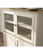 Armoire multifonctionnelle FRN 21022 crème/chêne - 110,4x120x44,2cm