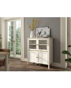 Armoire multifonctionnelle FRN 21022 crème/chêne - 110,4x120x44,2cm