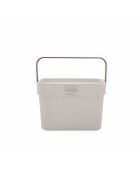 Boîte de rangement 241804 crème - 17x26x21 cm