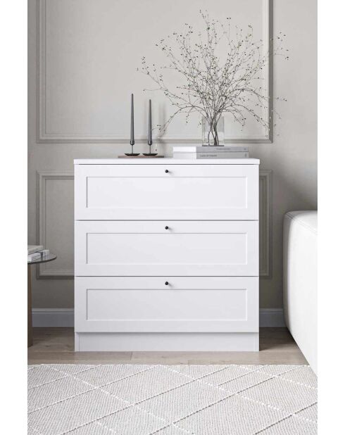 Buffet Terra blanc - 75x77 x42 cm