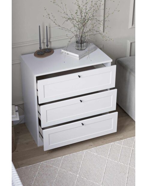 Buffet Terra blanc - 75x77 x42 cm