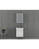 Ensemble de meubles de salle de bain (2 pièces) Amore 55 blanc mat - 55x60x46cm