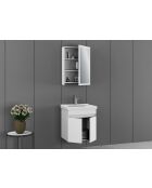 Ensemble de meubles de salle de bain (2 pièces) Amore 55 blanc mat - 55x60x46cm