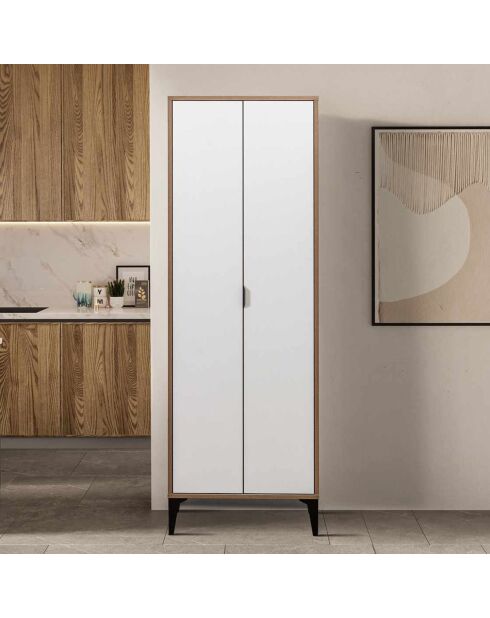 Armoire multifonctionnelle Arden blanche - 65x190  x37 cm