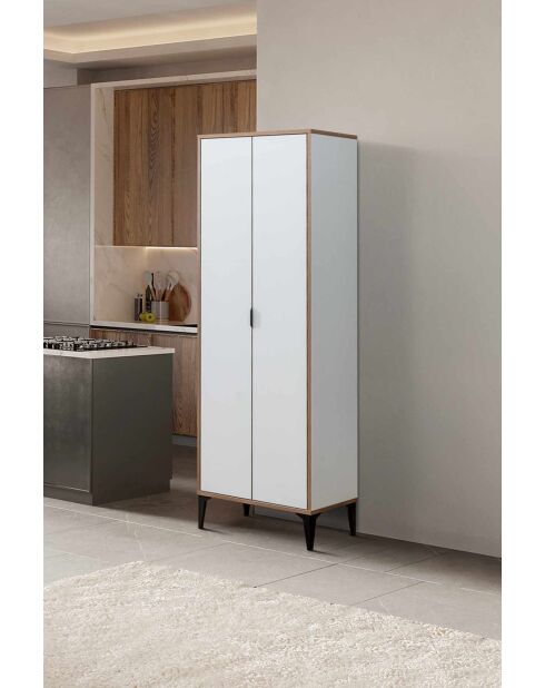 Armoire multifonctionnelle Arden blanche - 65x190  x37 cm