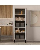 Armoire multifonctionnelle Arden blanche - 65x190  x37 cm