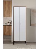 Armoire multifonctionnelle Arden blanche - 65x190  x37 cm