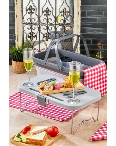 Organisateur de cuisine K 142 G gris - 48x30x10 cm