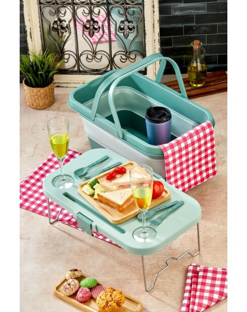 Organisateur de cuisine K 142 Y vert - 48x30x10 cm