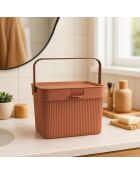 Boîte de rangement 242064 rouge - 17x26x21 cm