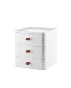 Boîte de rangement 242358 blanche - 22,5x20 cm