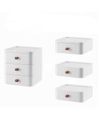 Boîte de rangement 242358 blanche - 22,5x20 cm