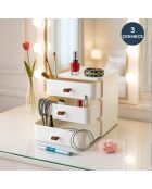 Boîte de rangement 242358 blanche - 22,5x20 cm