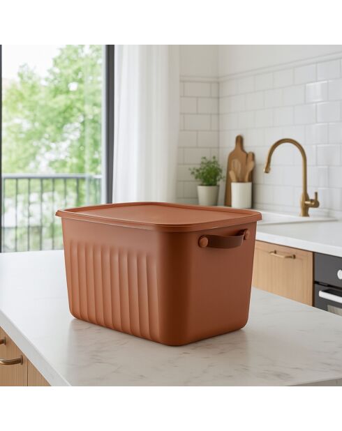 Boîte de rangement 242121 rouge - 25x34x20 cm