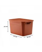 Boîte de rangement 242121 rouge - 25x34x20 cm