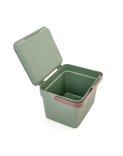 Boîte de rangement 241792 verte - 17x26x21 cm