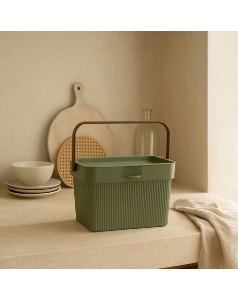 Boîte de rangement 241792 verte - 17x26x21 cm