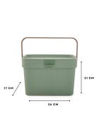 Boîte de rangement 241792 verte - 17x26x21 cm