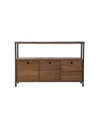 Console Solace Venezia Walnut noyer/noir - 120x77x30 cm