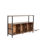 Console Solace Venezia Walnut noyer/noir - 120x77x30 cm