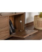 Console Solace Venezia Walnut noyer/noir - 120x77x30 cm