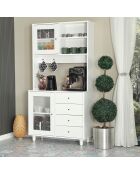 Armoire multifonctionnelle Grano 96 blanche - 96x187x40cm