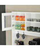 Armoire multifonctionnelle Grano 96 blanche - 96x187x40cm