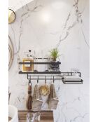 Organisateur de cuisine SY303 B noir - 400x185x120 cm