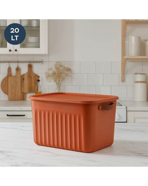 Boîte de rangement 242328 rouge - 30x40x25 cm