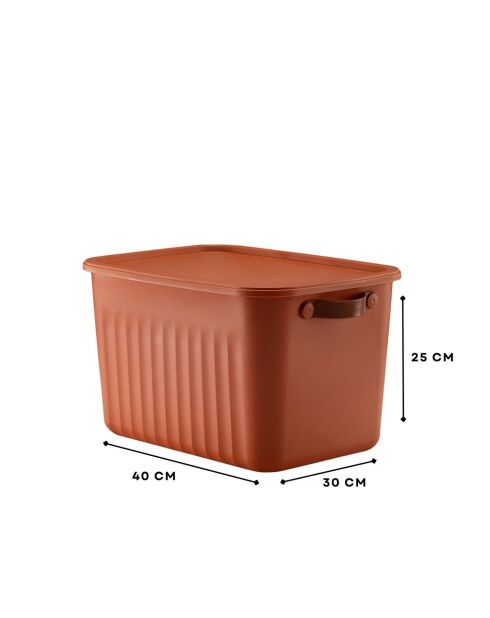 Boîte de rangement 242328 rouge - 30x40x25 cm