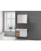 Badmöbelset (2 Teile) Abra 80 Weißkiefer - 60x70x14cm