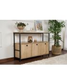 Console Solace Oak chêne/noir - 20x30 mm