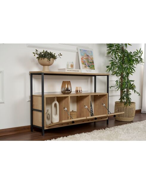 Console Solace Oak chêne/noir - 20x30 mm