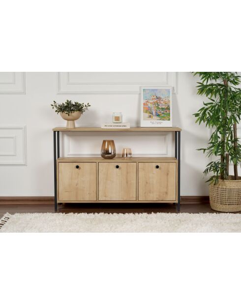 Console Solace Oak chêne/noir - 20x30 mm