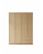 Garde robe Baru 182 beige - 137x182x52cm