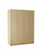 Garde robe Baru 182 beige - 137x182x52cm