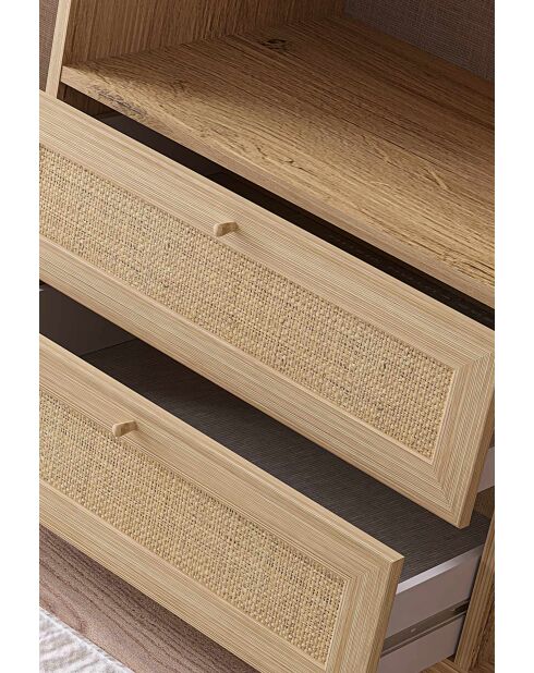 Garde robe Baru 182 beige - 137x182x52cm