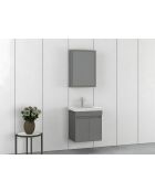 Ensemble de meubles de salle de bain (2 pièces) Amore 55 gris mat - 55x60x46cm