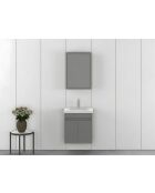 Ensemble de meubles de salle de bain (2 pièces) Amore 55 gris mat - 55x60x46cm